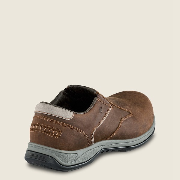 Red Wing Slip-on Brown - Mens Comfortpro - Safety Toe - 1538-BORFT